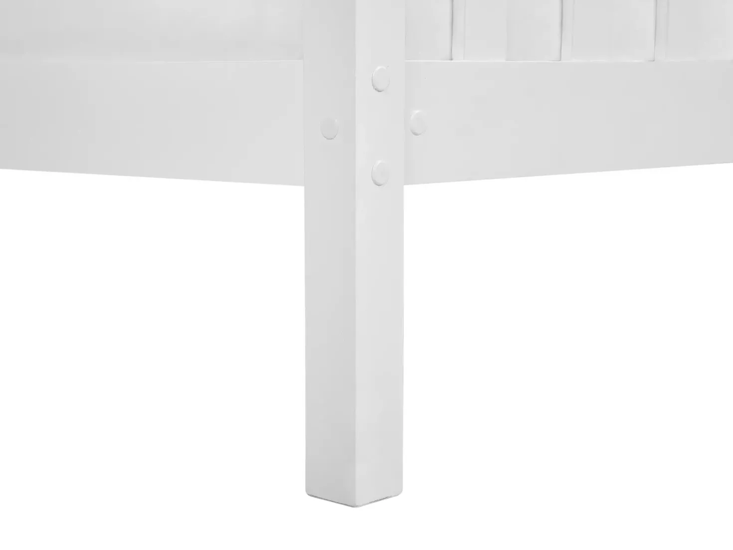Letto Legno di pino GIVERNY 90 x 200 cm Bianco