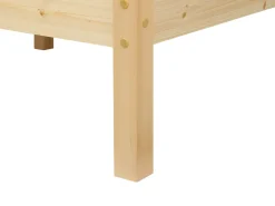 Letto Legno di pino GIVERNY 180 x 200 cm Marrone chiaro
