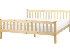 Letto Legno di pino GIVERNY 180 x 200 cm Marrone chiaro