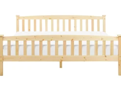 Letto Legno di pino GIVERNY 180 x 200 cm Marrone chiaro