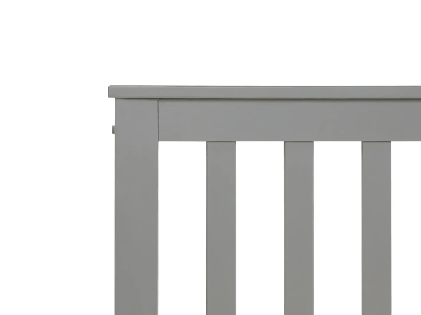 Letto Legno di pino MAYENNE 140 x 200 cm Grigio