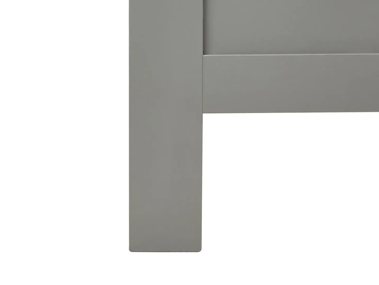 Letto Legno di pino MAYENNE 140 x 200 cm Grigio