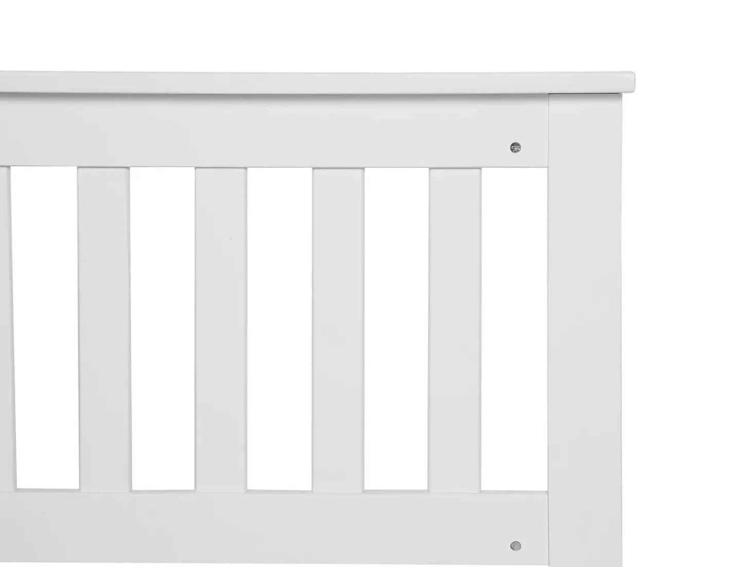 Letto Legno di pino MAYENNE 180 x 200 cm Bianco