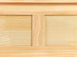 Letto Legno di pino MAYENNE 180 x 200 cm Marrone chiaro