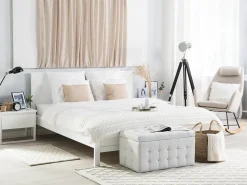 Letto Legno di pino OLIVET 160 x 200 cm Bianco