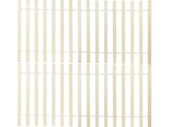 Letto Legno di pino OLIVET 160 x 200 cm Bianco