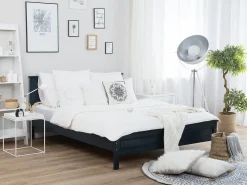 Letto Legno di pino OLIVET 180 x 200 cm Blu scuro