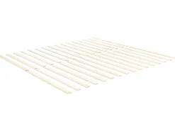 Letto Legno di pino ROYAN 140 x 200 cm Bianco