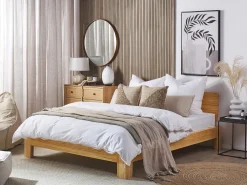 Letto Legno di pino ROYAN 160 x 200 cm Marrone chiaro