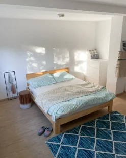 Letto Legno di pino ROYAN 160 x 200 cm Marrone chiaro