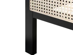 Letto Legno di pino SALERNAS 180 x 200 cm Nero