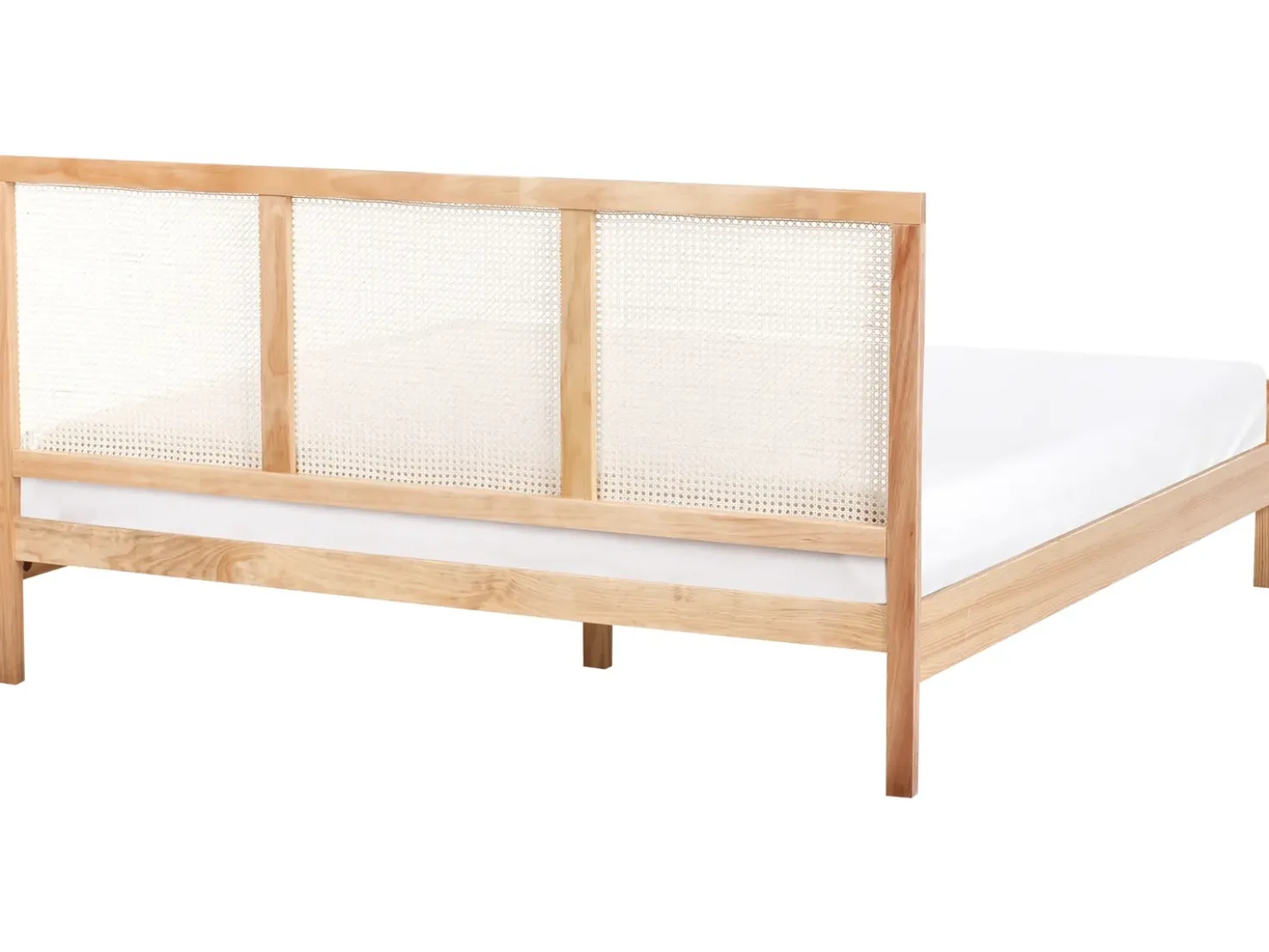 Letto Legno di pino SALERNAS 180 x 200 cm Marrone chiaro