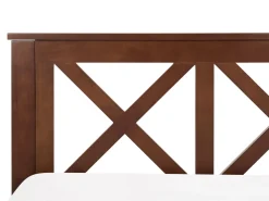 Letto Legno di pino TANNAY 180 x 200 cm Marrone scuro