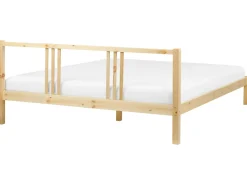 Letto Legno di pino VANNES 180 x 200 cm Marrone chiaro
