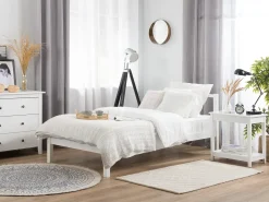 Letto Legno di pino VANNES 90 x 200 cm Bianco