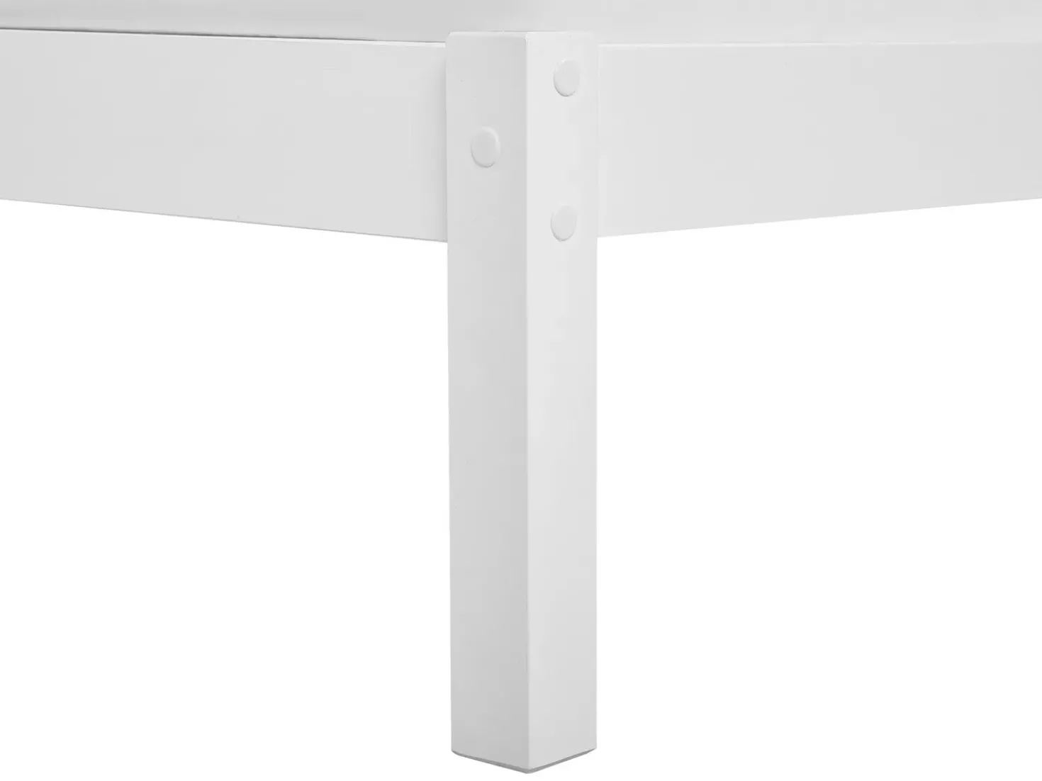 Letto Legno di pino VANNES 90 x 200 cm Bianco