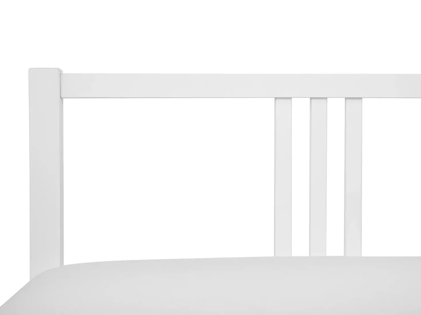Letto Legno di pino VANNES 90 x 200 cm Bianco