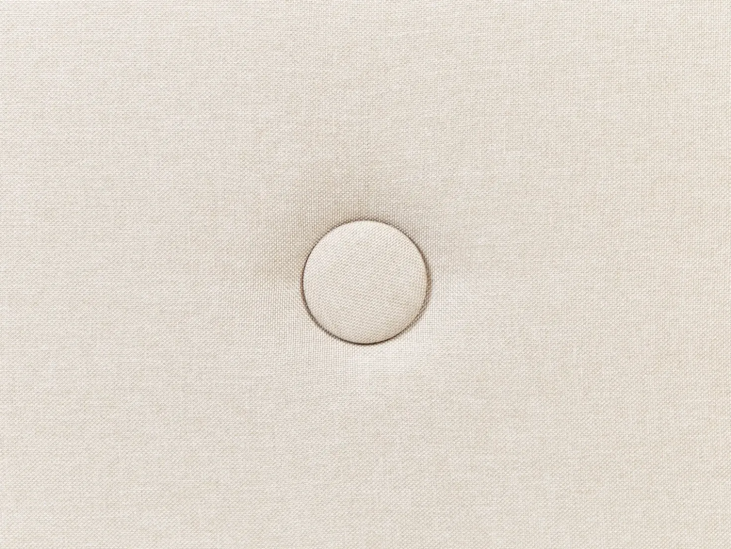 Letto Lino sintetico RENNES 90 x 200 cm Beige chiaro