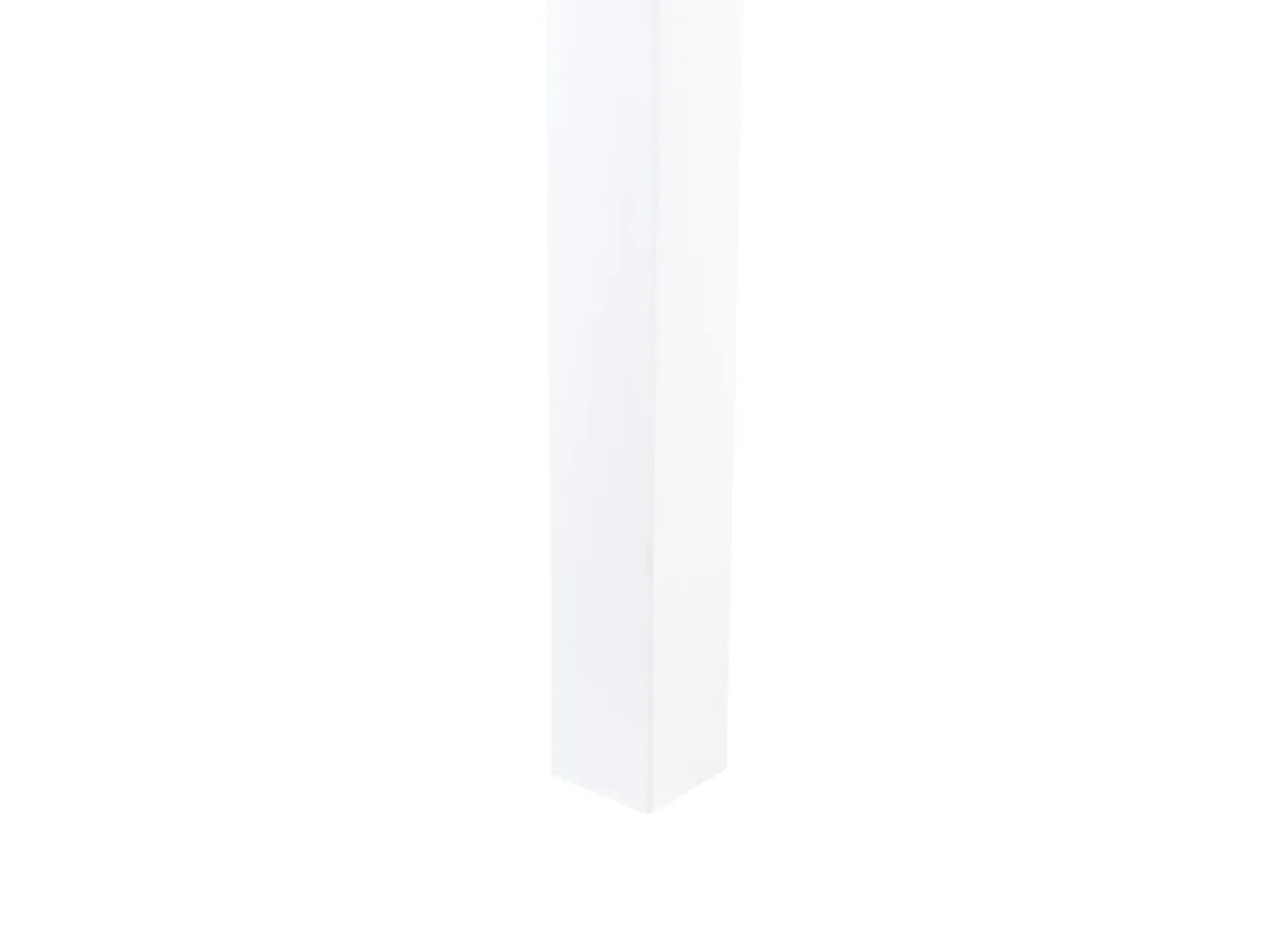 Letto matrimoniale alto con scrivania Legno di pino FOUCAMONT 90 x 200 cm Bianco