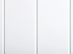 Letto matrimoniale alto con scrivania Legno di pino FOUCAMONT 90 x 200 cm Bianco