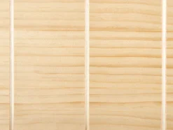 Letto matrimoniale alto con scrivania Legno di pino FOUCAMONT 90 x 200 cm Marrone chiaro