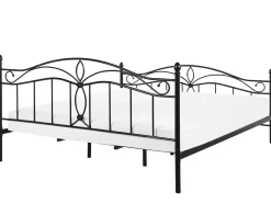 Letto Metallo ANTLIA 180 x 200 cm Nero
