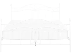 Letto Metallo ANTLIA 160 x 200 cm Bianco