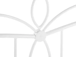 Letto Metallo ANTLIA 160 x 200 cm Bianco