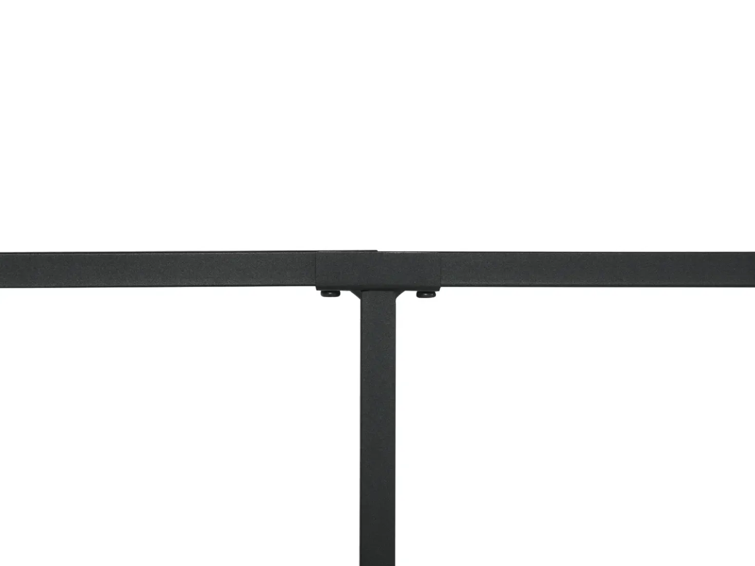 Letto Metallo BATTUT 90 x 200 cm Nero