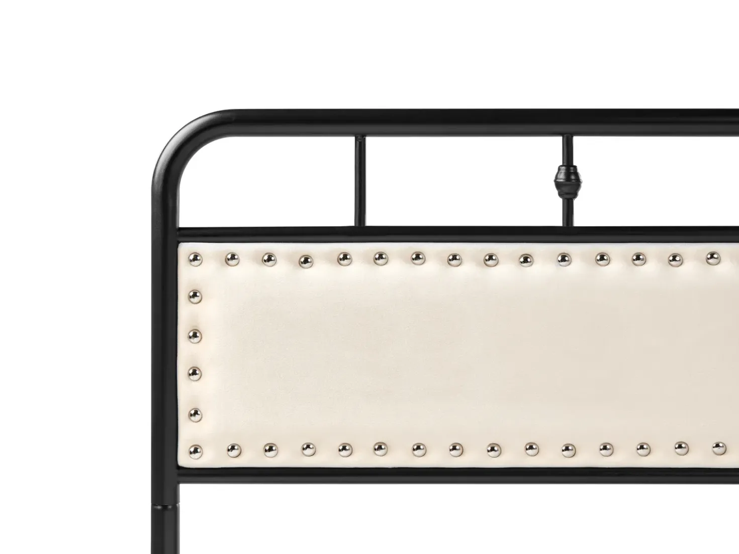 Letto Metallo BREUILLET 180 x 200 cm Nero