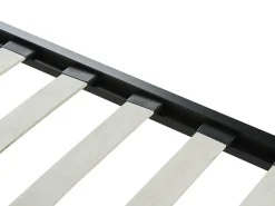 Letto Metallo CUSSET 180 x 200 cm Nero