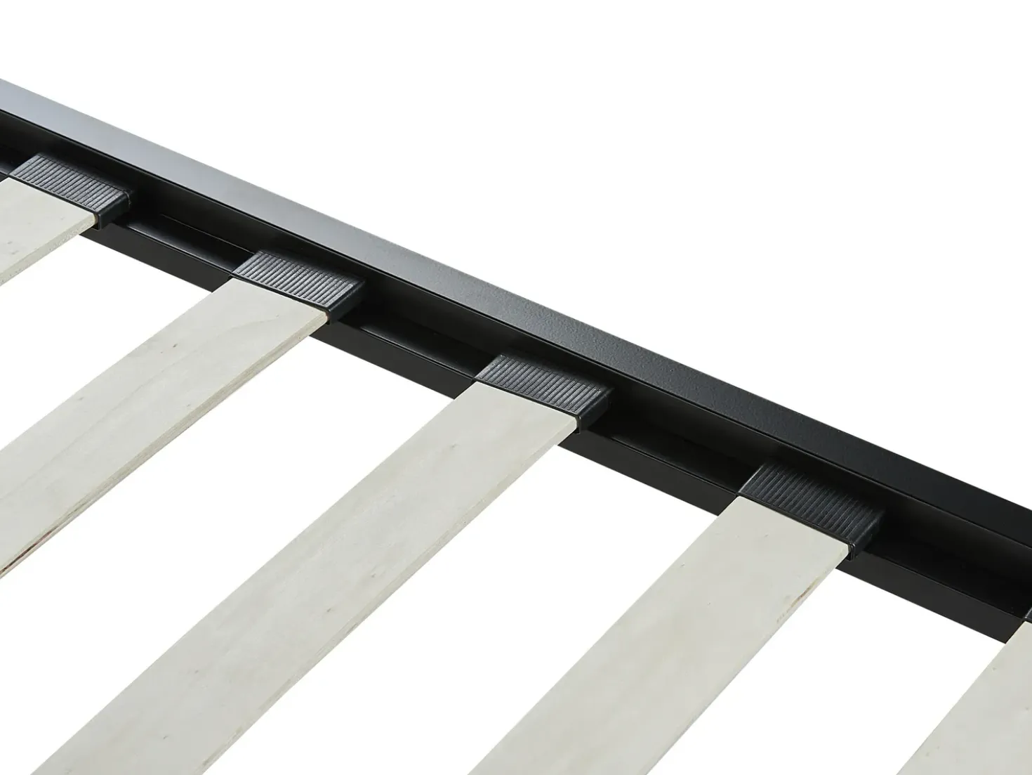 Letto Metallo CUSSET 180 x 200 cm Nero