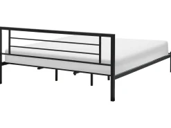 Letto Metallo CUSSET 180 x 200 cm Nero