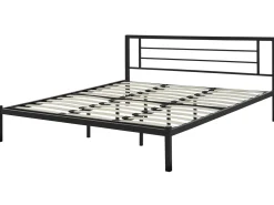 Letto Metallo CUSSET 180 x 200 cm Nero