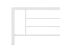 Letto Metallo CUSSET 180 x 200 cm Bianco