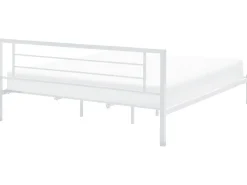 Letto Metallo CUSSET 180 x 200 cm Bianco