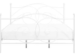 Letto Metallo DINARD 180 x 200 cm Bianco