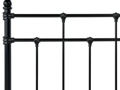Letto Metallo LYNX 120 x 200 cm Nero