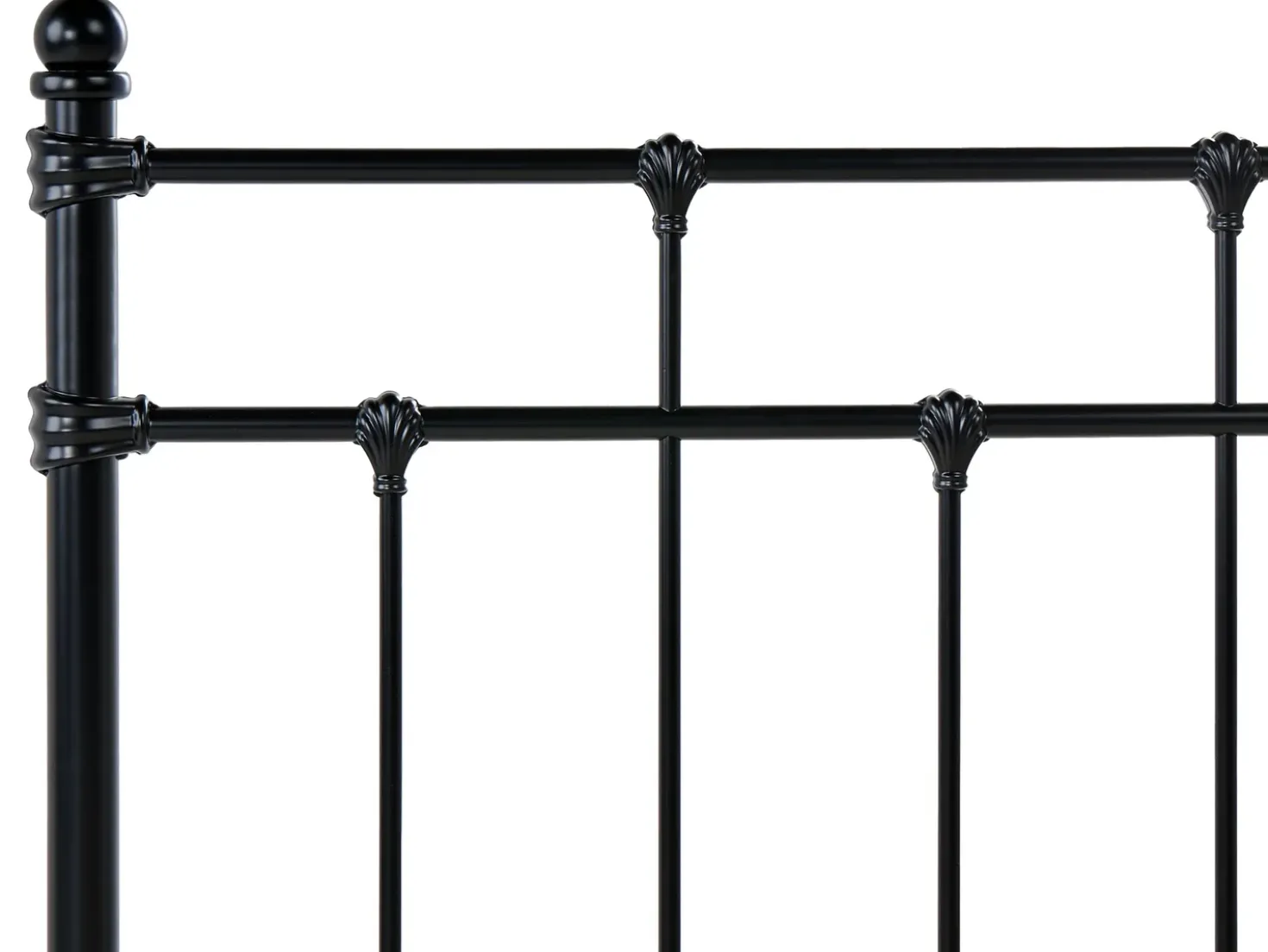 Letto Metallo LYNX 120 x 200 cm Nero