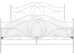 Letto Metallo LYRA 160 x 200 cm Bianco