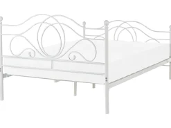 Letto Metallo LYRA 160 x 200 cm Bianco