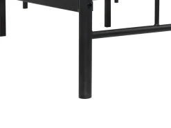 Letto Metallo MAURESSAC 180 x 200 cm Nero