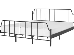 Letto Metallo MAURESSAC 180 x 200 cm Nero