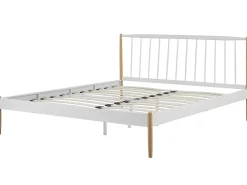 Letto Metallo MAURS 180 x 200 cm Bianco