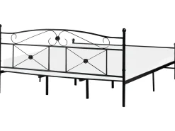 Letto Metallo RODEZ 180 x 200 cm Nero