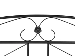 Letto Metallo RODEZ 180 x 200 cm Nero