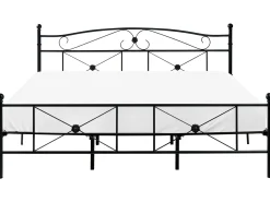 Letto Metallo RODEZ 180 x 200 cm Nero