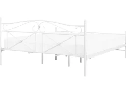 Letto Metallo RODEZ 180 x 200 cm Bianco