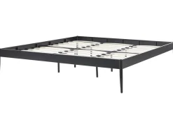 Letto Metallo VAURS 180 x 200 cm Nero