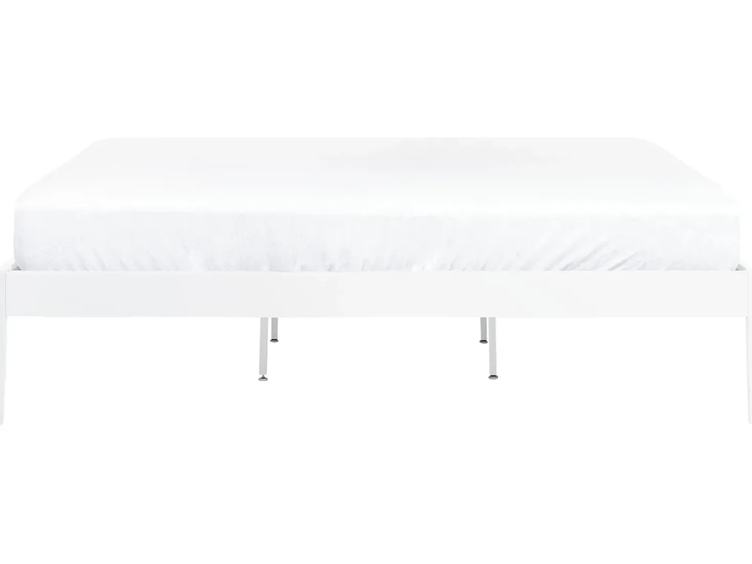 Letto Metallo VAURS 180 x 200 cm Bianco